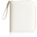 Compact and stylish bi-fold luxury leather pocket wallet
